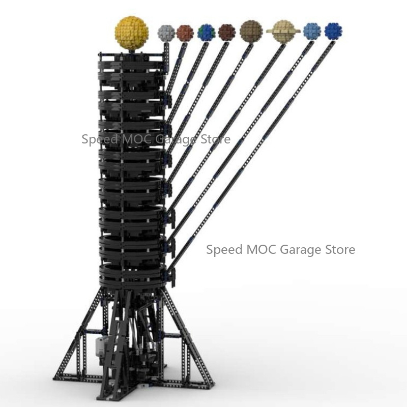 Solar System Orrery - MOC-38774 Mechanisch Zonnestelsel 8 Planeten Model
