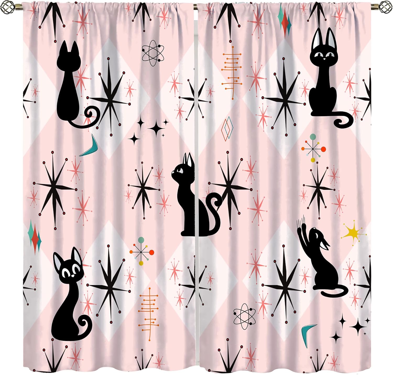 Science Nursery - Schattige katten, wetenschappelijke en geometrische patronen: