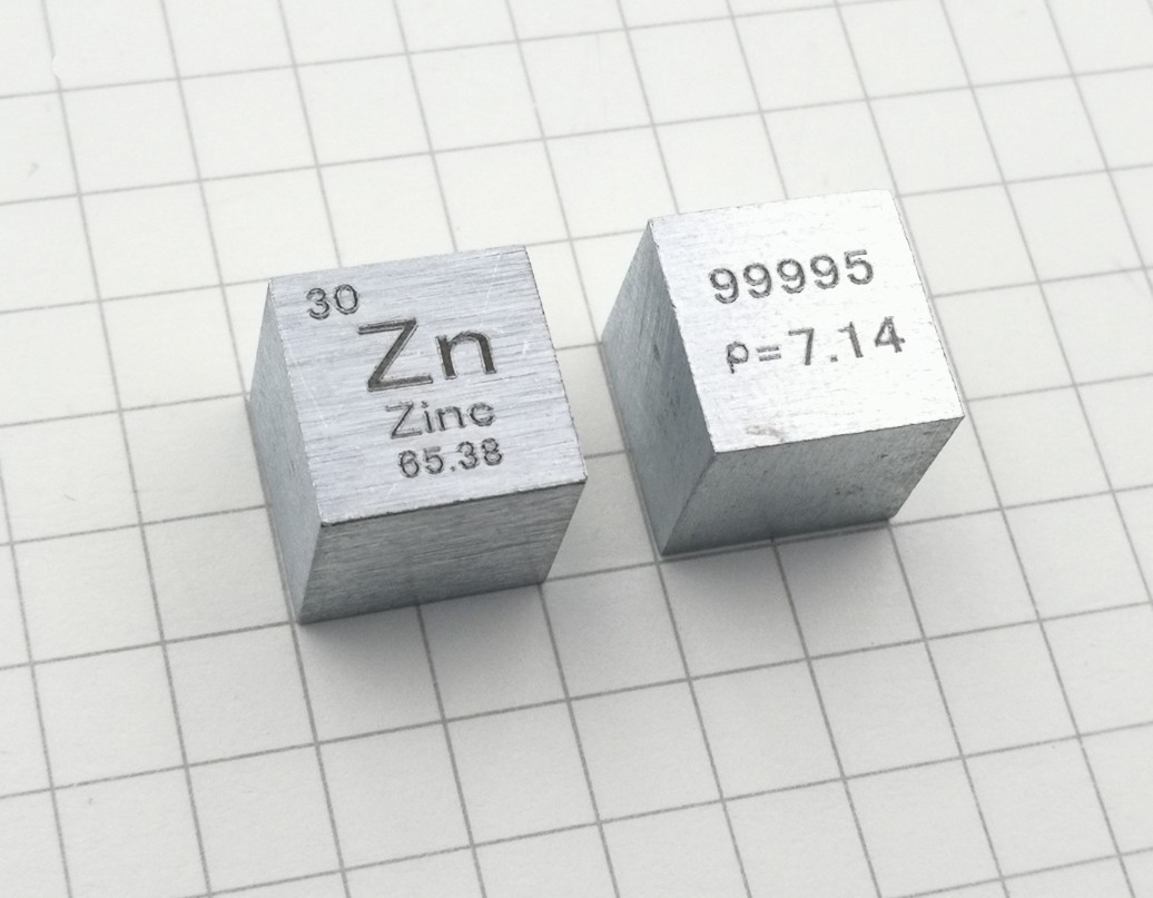 Zinken metalen kubus, 10 mm, z - Science Toy recensie en prijs