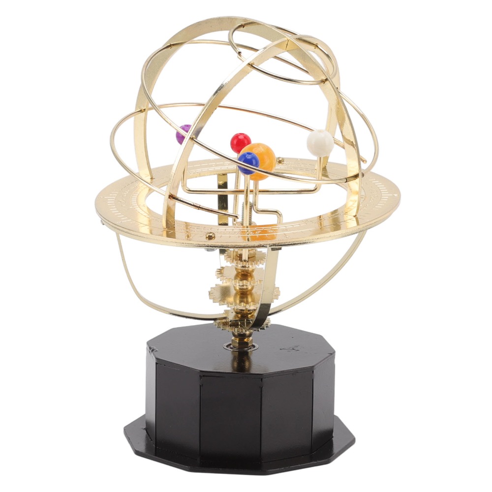 Gouden IJzeren Zonnestelselmod - Solar System Orrery recensie en prijs