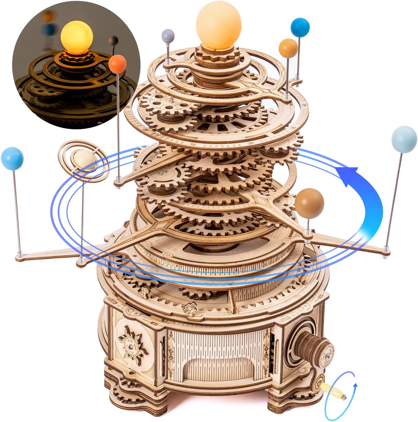 ROKR Houten 3D-puzzelspeelgoed - Solar System Orrery recensie en prijs